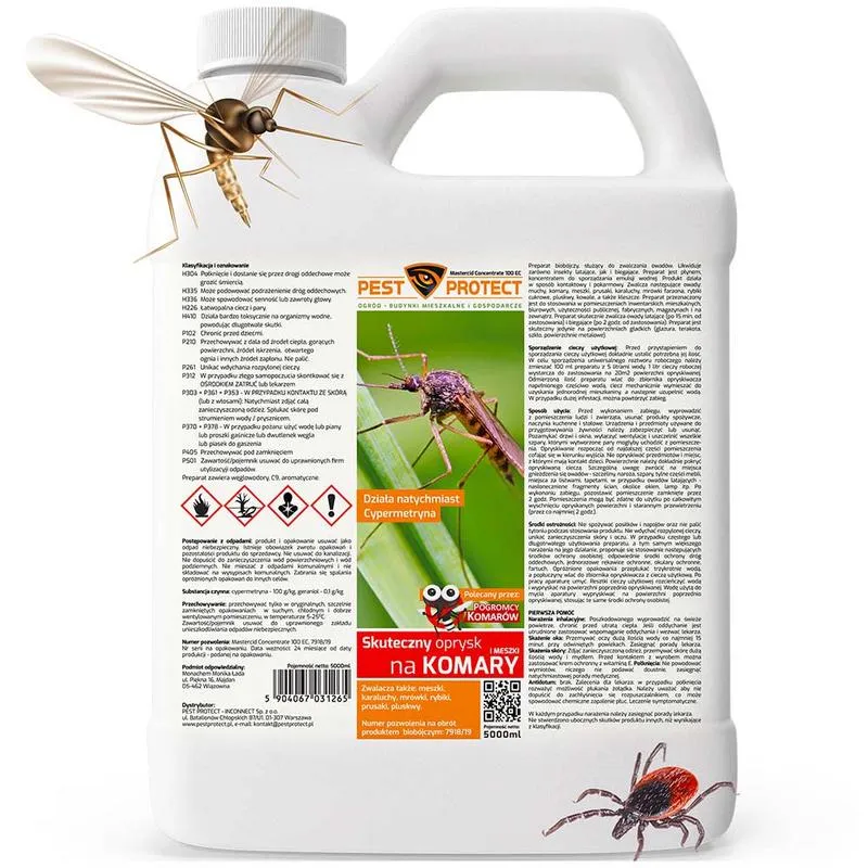 Chemiczne preparaty na komary