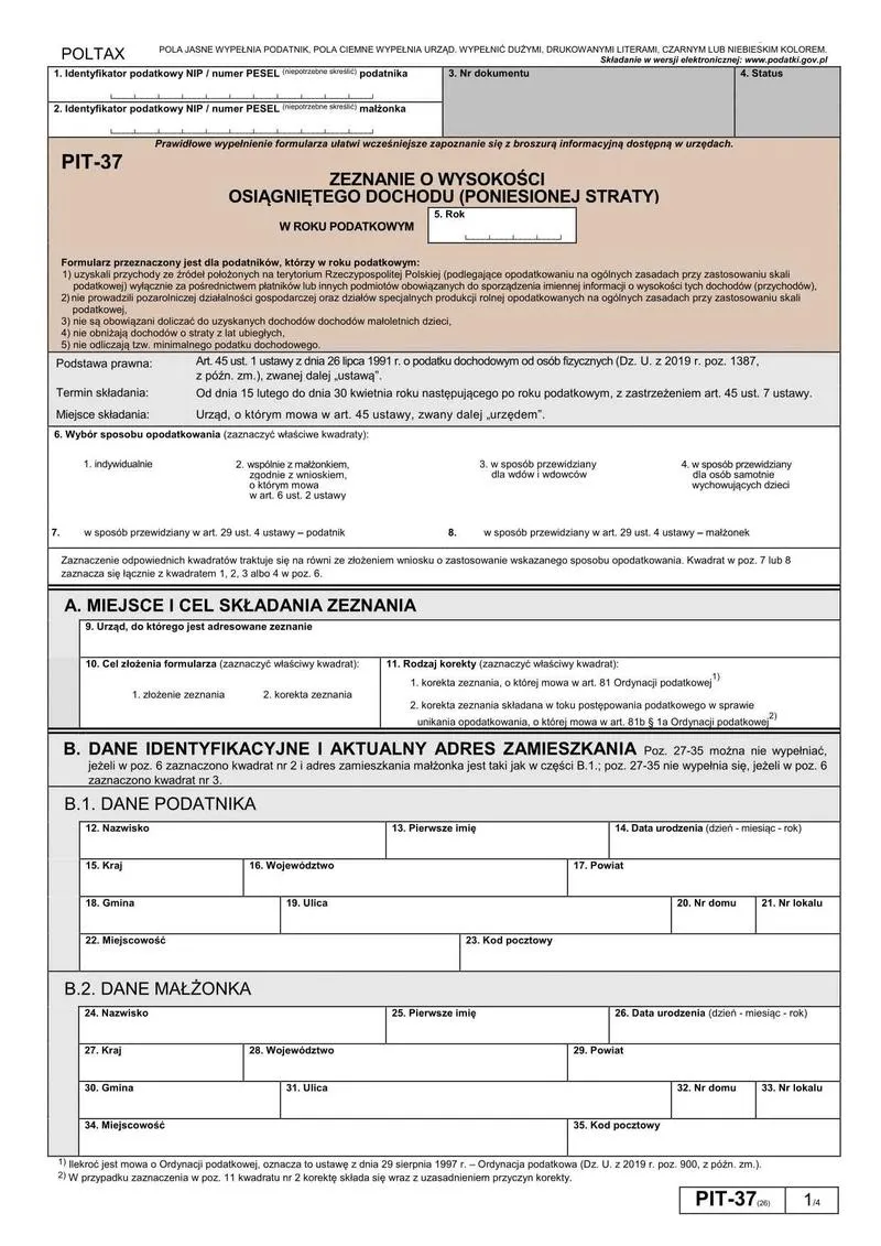 PIT roczny rolników