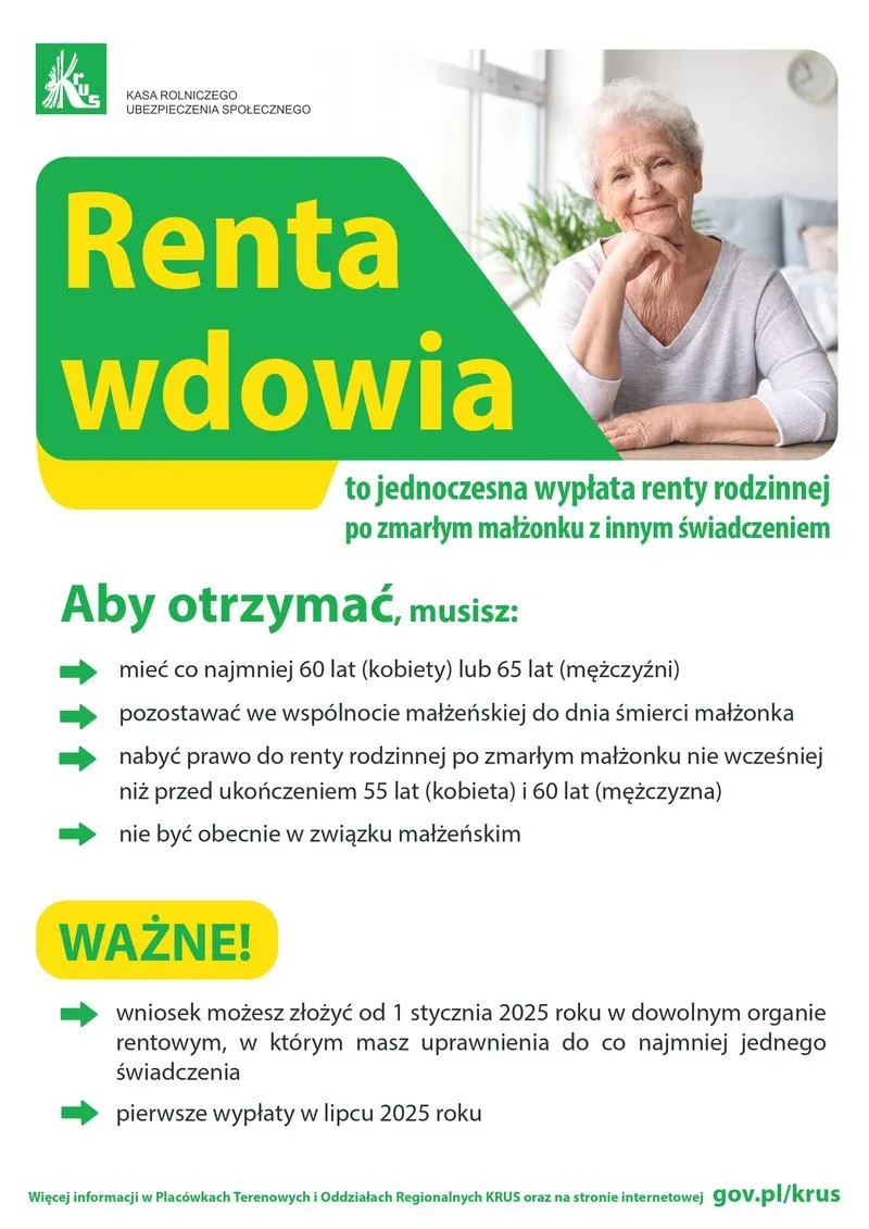 Wymagania renty rolniczej KRUS